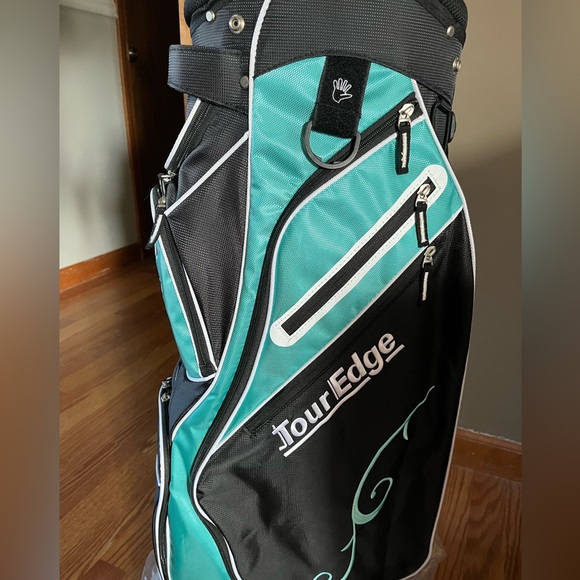 NEW Tour Edge golf bag. Teal and black - Picture 3 of 5